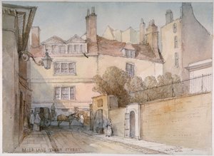 Bride Lane, City de Londres, 1851 - Thomas Colman Dibdin
