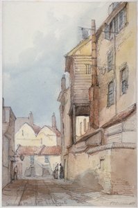 Catherine Wheel Alley, City of London, 1855 - Thomas Colman Dibdin