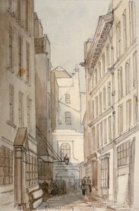 Change Alley, City de Londres, 1850 - Thomas Colman Dibdin