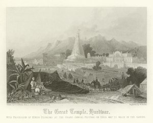 Le Grand Temple, Hurdwar, Inde