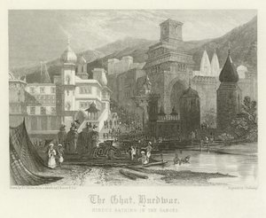 Le ghat, Hurdwar, Inde - Thomas Colman Dibdin