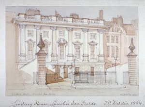 Vue de Lindsey House, Lincoln
