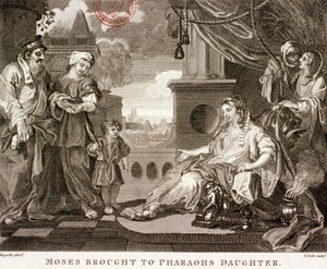 Moïse amené à la fille de Pharaon, 1809