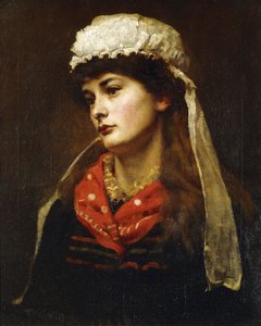 Une Fille de Newlyn, 1889 - Thomas Cooper Gotch