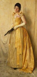La dame en or - Un portrait de Mme, vers 1891 - Thomas Cooper Gotch