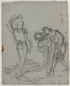 Duel après le bal masqué (recto)