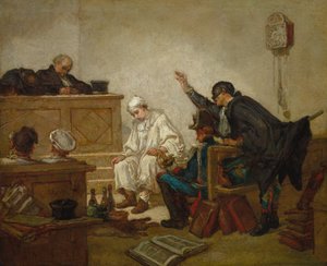 Pierrot au tribunal criminel, vers 1864-70