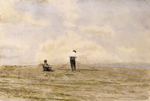 Réparation du filet, 1882 - Thomas Cowperthwait Eakins