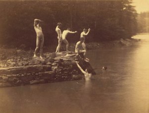 Étude pour la piscine - Thomas Cowperthwait Eakins