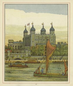 Bateaux sur la Tamise avec la Tour de Londres au-delà - Thomas Crane