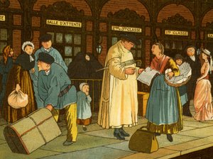 Quai de gare dans le nord de la France - Thomas Crane