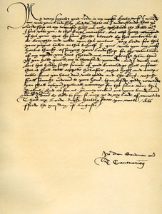 Lettre de Thomas Cranmer à Thomas Cromwell, Ford, 13 août 1537 - Thomas Cranmer