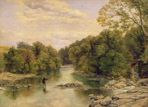 La rivière Tees à Rokeby, Yorkshire, c.1860