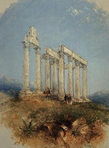 Le temple de Jupiter Olympius, Athènes
