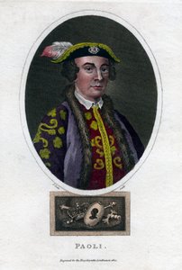 Pascal Paoli, général et patriote corse du 18ème siècle, 1820
