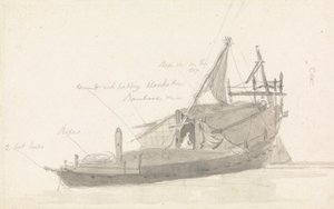 Barge de Pêche - Thomas Daniell