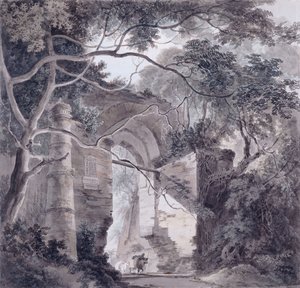 La porte Kotwali, Gaur, Bengale - Thomas Daniell