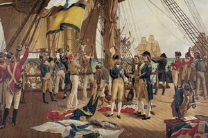Dernier signal de Nelson à Trafalgar