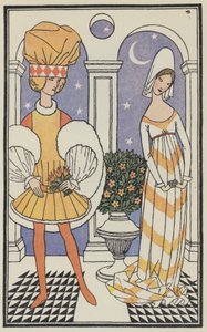Illustration pour Le Décaméron de Boccace (lithographie couleur)