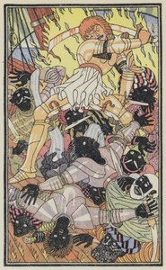 Illustration pour Le Décaméron de Boccace (lithographie couleur)