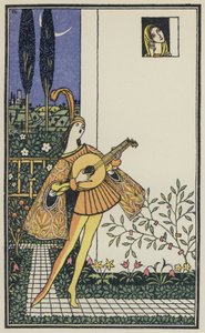 Illustration pour Le Décaméron de Boccace (lithographie couleur)