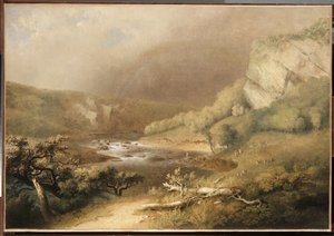 Rapides de rivière, 1825