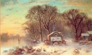 Hiver à Malden, Massachusetts, 1864