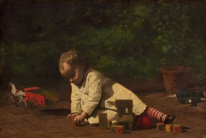 Bébé en train de jouer - Thomas Eakins