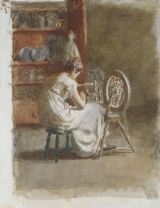 Tissu filé à la maison - Thomas Eakins