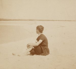 [Mary Macdowell sur la plage, Manasquan, New Jersey] - Thomas Eakins