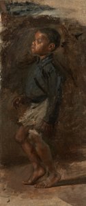 Étude pour garçon noir dansant : Le garçon, probablement 1877