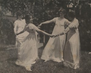 Susan Hannah Macdowell, fille non identifiée, Elizabeth Macdowell, et peut-être Mary Macdowell, vers 1 - Thomas Eakins