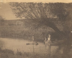 [Susan Macdowell et les enfants Crowell à Avondale, Pennsylvanie] - Thomas Eakins