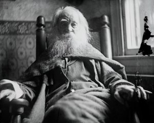 Walt Whitman à Camden, N.J., vers 1891