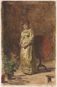Jeune fille méditant - Thomas Eakins