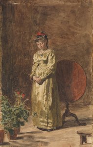 Jeune fille méditant, 1877