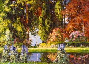 Le Jardin au bord de la mer - Thomas Edwin Mostyn