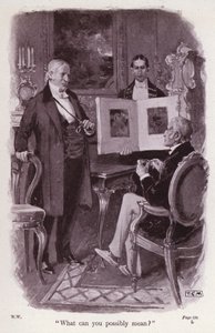 Illustration pour La Dame en blanc de Wilkie Collins - Thomas Eyre Macklin