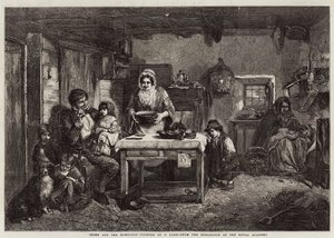 Maison et les sans-abri - Thomas Faed