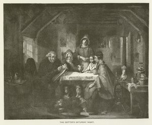 La soirée du samedi du Cotter - Thomas Faed