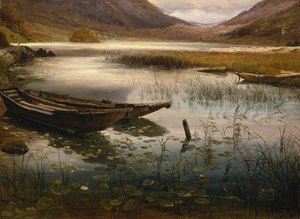 Bateaux et nénuphars - Thomas Fearnley