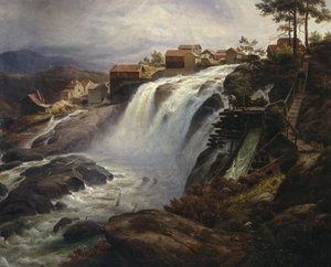 Haugfoss - Thomas Fearnley