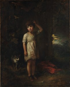 Un garçon avec un chat — Matin