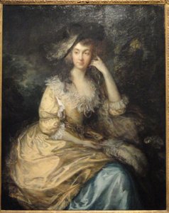Frances Susanna, Lady de Dunstanville, par Thomas Gainsborough, vers 1786 - Corcoran Gallery of Art - DSC01332 - Thomas Gainsborough