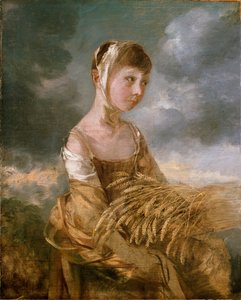 Margaret Gainsborough glanant, fin des années 1750