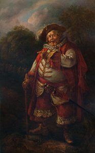 Portrait de James Quin en Falstaff, XVIIIe siècle