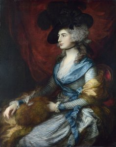 Portrait de Sarah Siddons (1755-1831) (détail) - Thomas Gainsborough