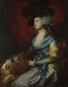 Portrait de Sarah Siddons, 1785 - Thomas Gainsborough