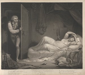 Diligence et dissipation : La débauchée dans sa chambre (Planche 3) - Thomas Gaugain