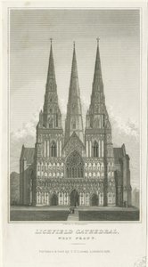 Cathédrale de Lichfield - Façade ouest - Thomas George Lomax